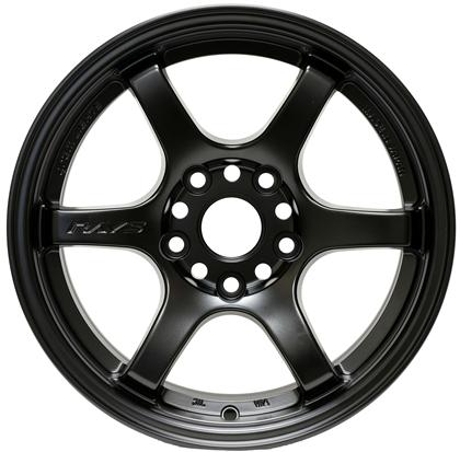 Gram Lights 57DR 15x8.0 +35 4-100 Semi Gloss Black Wheel