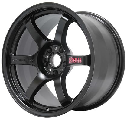 Gram Lights 57DR 17x9.0 +38 5-114.3 Semi Gloss Black Wheel