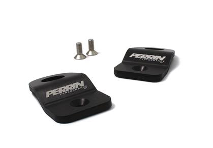 Perrin 08-14 Subaru WRX Red Upper Radiator Bracket Set