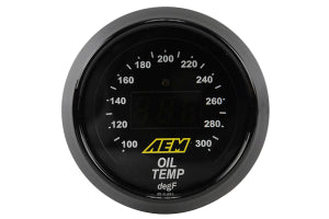 AEM 52mm Temperature (Transmission / Oil / Water) Digital Gauge