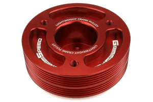 GrimmSpeed Subaru Red Lightweight Crank Pulley