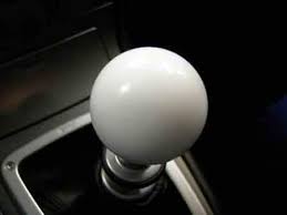 Killer B WRC Style Round Shift Knob White 6mt