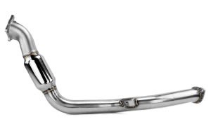 Invidia 02-07 WRX/STi Polished Divorced Waste Gate Downpipe with High Flow Cat