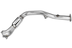 Invidia 02-07 WRX/STi Polished Divorced Waste Gate Downpipe with High Flow Cat