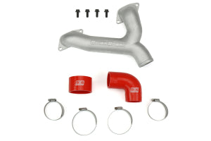 GrimmSpeed 02-07 Subaru WRX / 04+ STI Top Mount Intercooler Y-Pipe Kit - Red