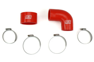 GrimmSpeed 02-07 Subaru WRX / 04+ STI / 04-07 FXT Top Mount Intercooler Silicone Hose Kit - Red