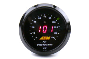 AEM 52mm Oil Pressure 150psi Digital Gauge