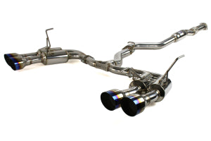 Invidia 2015+ Subaru WRX / STI Gemini/R400 Single Layer Quad Titanium Tip Cat-Back Exhaust